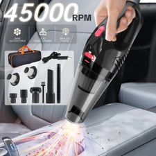 Portable Cordless Hand Held Vacuum Cleaner Recharge Car Auto Home Duster LED US