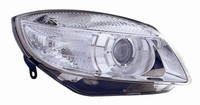 Scheinwerfer FüR Skoda Roomster 2006-2010 LinsenföRmig Recht