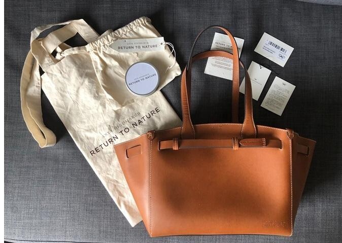 ANYA HINDMARCH Return to Nature small compostable leather tote 