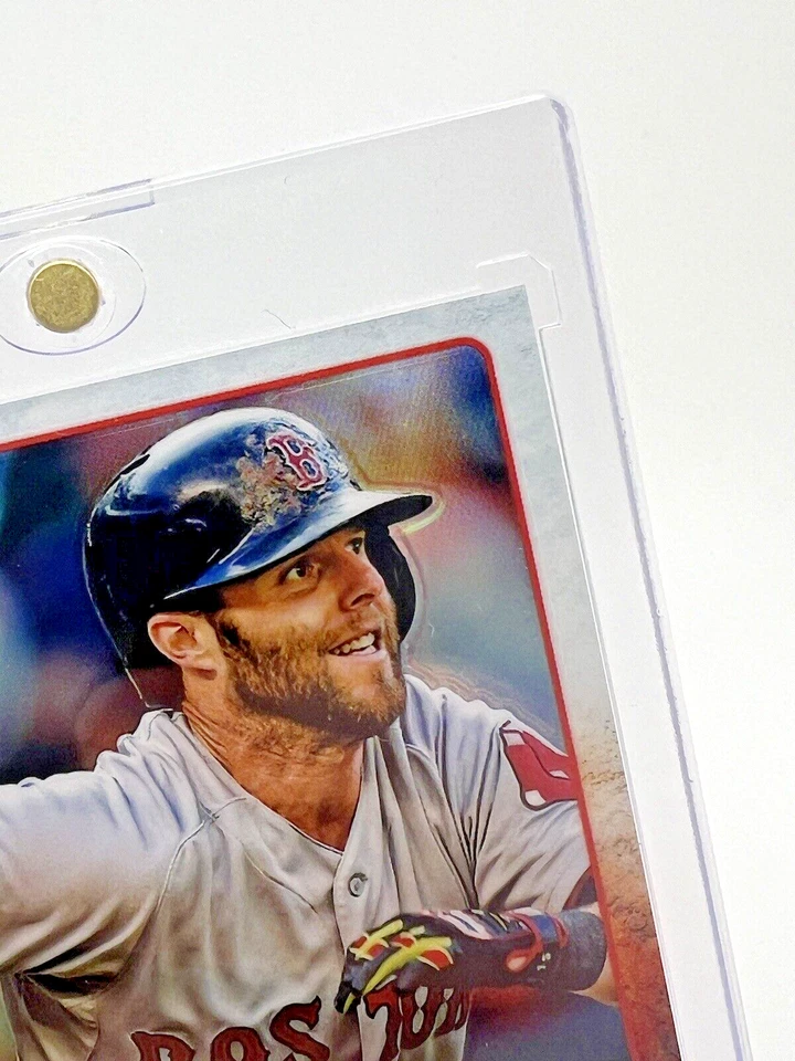 Dustin Pedroia 2015 Topps Chrome Refractor #172 Boston Red Sox HOF - Image 4 of 4