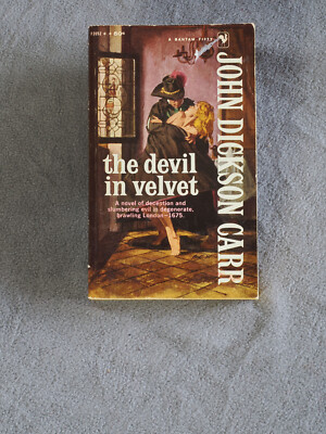 John Dickson Carr The Devil in Velvet paperback