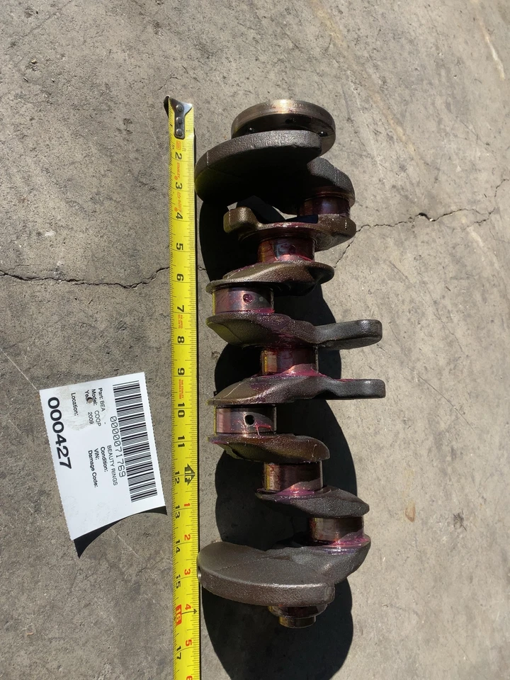 2009 MINI COOPER Hatchback 1.6L 4 Cylinder FWD Engine Crankshaft OEM - Image 3 of 4
