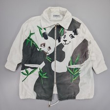 Iceberg Womens Jacket White 42 Panda Full Zip Cotton Blend