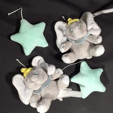 Disney Dumbo Crib Mobile Mount Aqua Gray Shine Bright Little Star Musical Baby