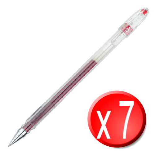 Pilot G-1 Red Gel Ink Rollerball Pen Extra Fine 0.5 mm Tip