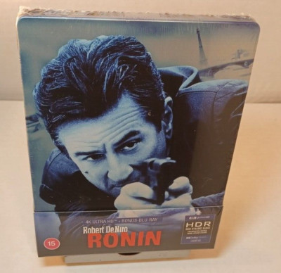 Ronin (4K+Blu-ray Steelbook-EU IMPORT - NEW (Sealed)-Box Shipping with Tracking