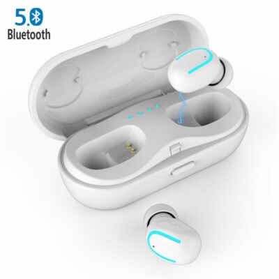 True Wireless Mini Earbuds Bluetooth V5.0 Headphones In-Ear Sports Earphones
