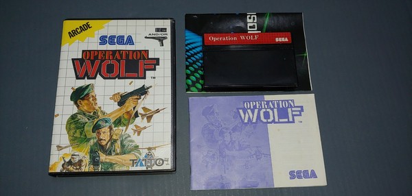 Operation wolf master System pal.complete . 1990