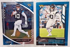 (2) Laviska Shenault RC 2020 Panini Absolute 177 & 2020 Playbook #118 - Jags Pan
