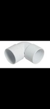 5 x 40mm Waste Pipe Fittings Elbows for Solvent Weld Waste Pipe 90 Degrees