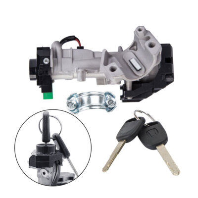 Ignition Switch Cylinder Lock Auto Trans For 2003-2007 Honda Accord With 2 Keys