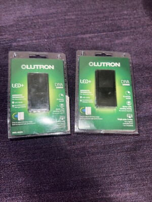 LUTRON Diva 3-Way Dimmer Switch Black 600 Watt 120V DVCL-153PH-BL New 2 PC