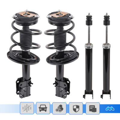 4x Front & Rear Shocks Struts & Coil Spring For 2013-18 Nissan Altima 2.5L 3.5L