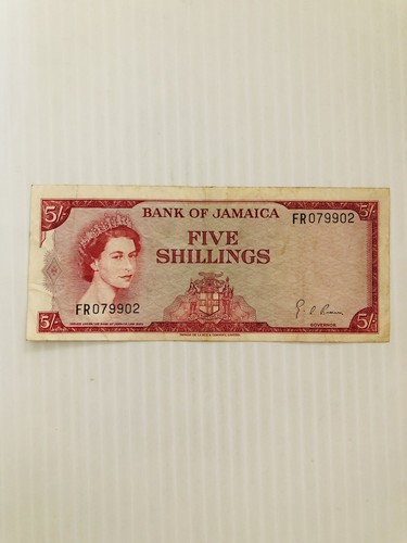 Jamaica 5 Shillings 1960