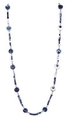 Hand Crafted and Designed Garnet Hematite Moonstone Necklace | 24 Inch |