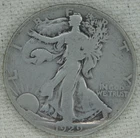 1929-S Walking Liberty Half Dollar San Francisco 90% Silver US Mint 50C Coin