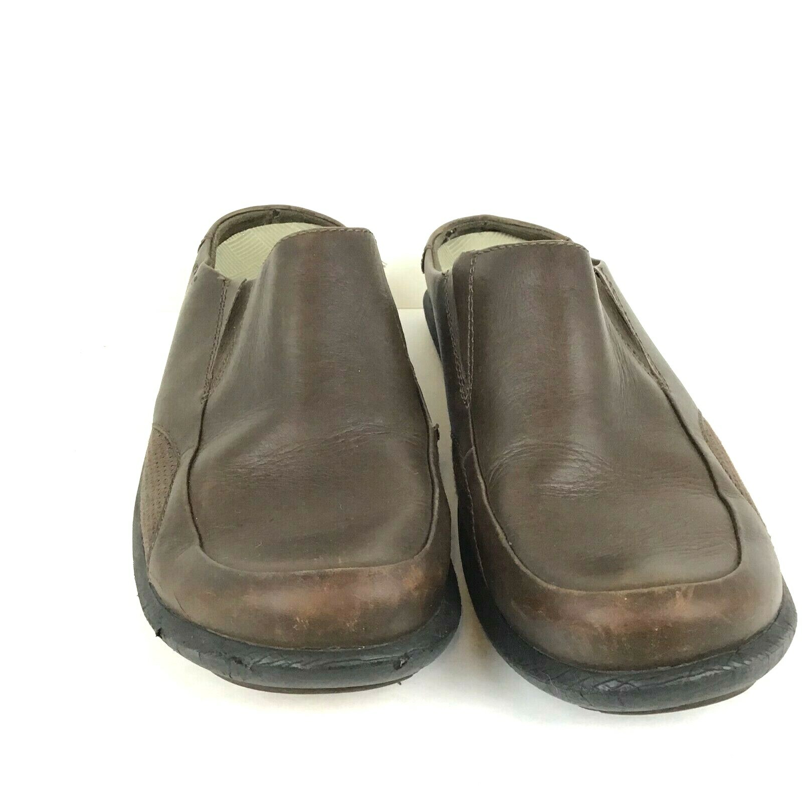 Scarpe mocassini Merrell donna Quest Slide in pelle marrone taglia 8