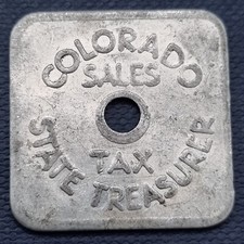 Colorado State Treasurer 1/5 Cent Sales Tax Token Series A35 #59621