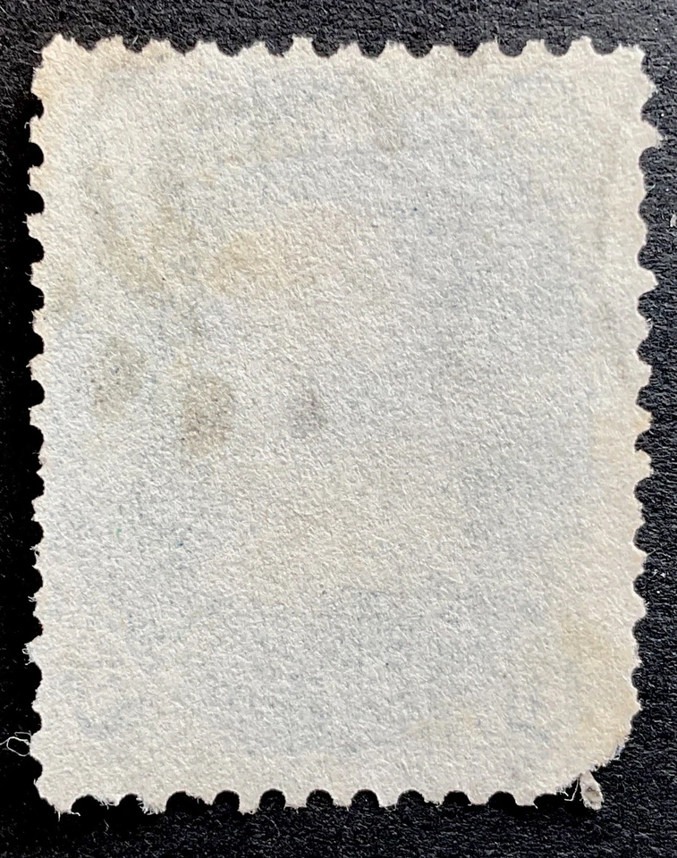 U.S. Scott #63 1861 bright blue Franklin 1 cent stamp fancy cancel sg60 cat £50  - Image 3 of 3