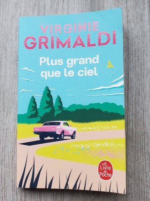 Plus grand que le ciel: Roman by Virginie Grimaldi * Written in French *