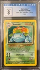 1999 Pokemon Base Set Venusaur Holo 15/102 CGC 8 Near Mint - Mint