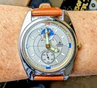 Vintage Gents SS Lorus by Seiko Quartz V254-0150 Moonphase Watch