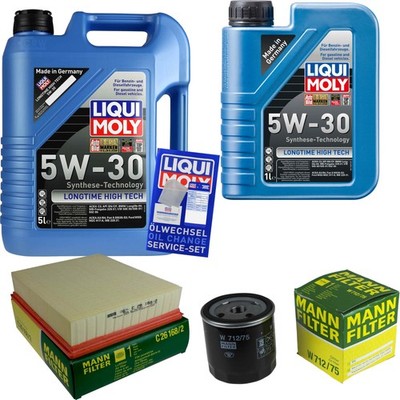 INSPEKTIONSKIT FILTER LIQUI MOLY ÖL 6L 5W-30 für Opel Frontera A Sport 5_SUD2