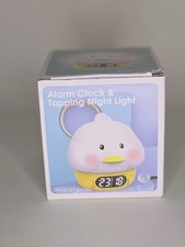 Cute Duck Alarm Clock with Night Light  Rechargeable LED Kids Clock S2318