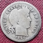 1897 O Barber Dime 10c Circulated #101606