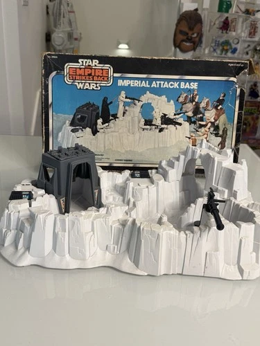 Vtg Star Wars Hoth Imperial Attack Base Complete With Box Playset 1980 Kenner