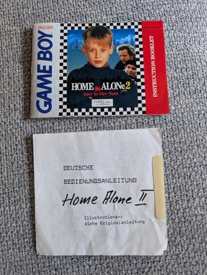 Manual Home Alone 2 Instruction Booklet Anleitung DMG-AH-USA Gameboy Nintendo