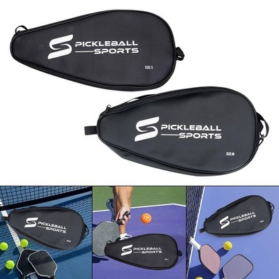 Pickleball-Paddeltasche, Sport-Schutztasche mit Reißverschluss, , PU-, tragbar