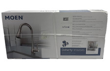 MOEN Doherty Single Handle Pull-Down Sprayer Kitchen Faucet 87260SRS