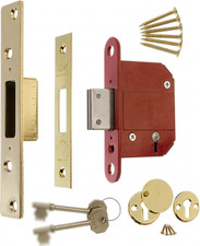 ERA Fortress BS 3621 Door Lock 64mm 5 Lever Maximum Security Mortice Sashlock