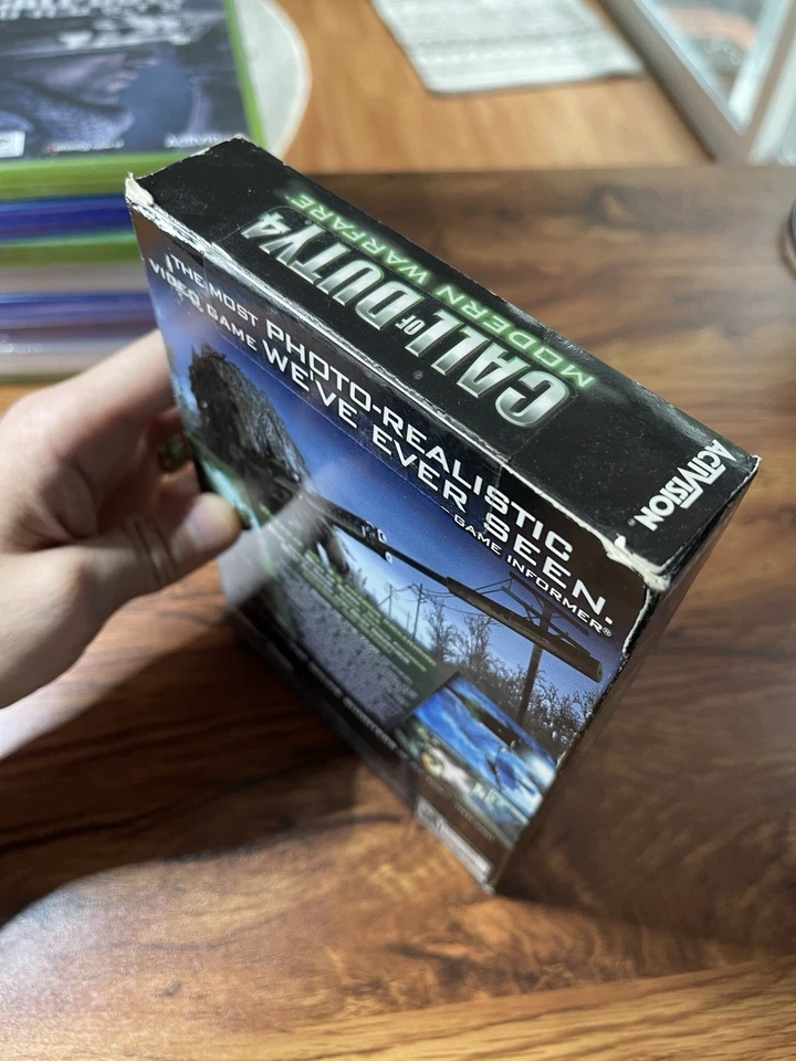 Call of Duty 4: Modern Warfare (PC DVD) Brand NEW Sealed Box 2007 -- dent in box - Image 2 of 2