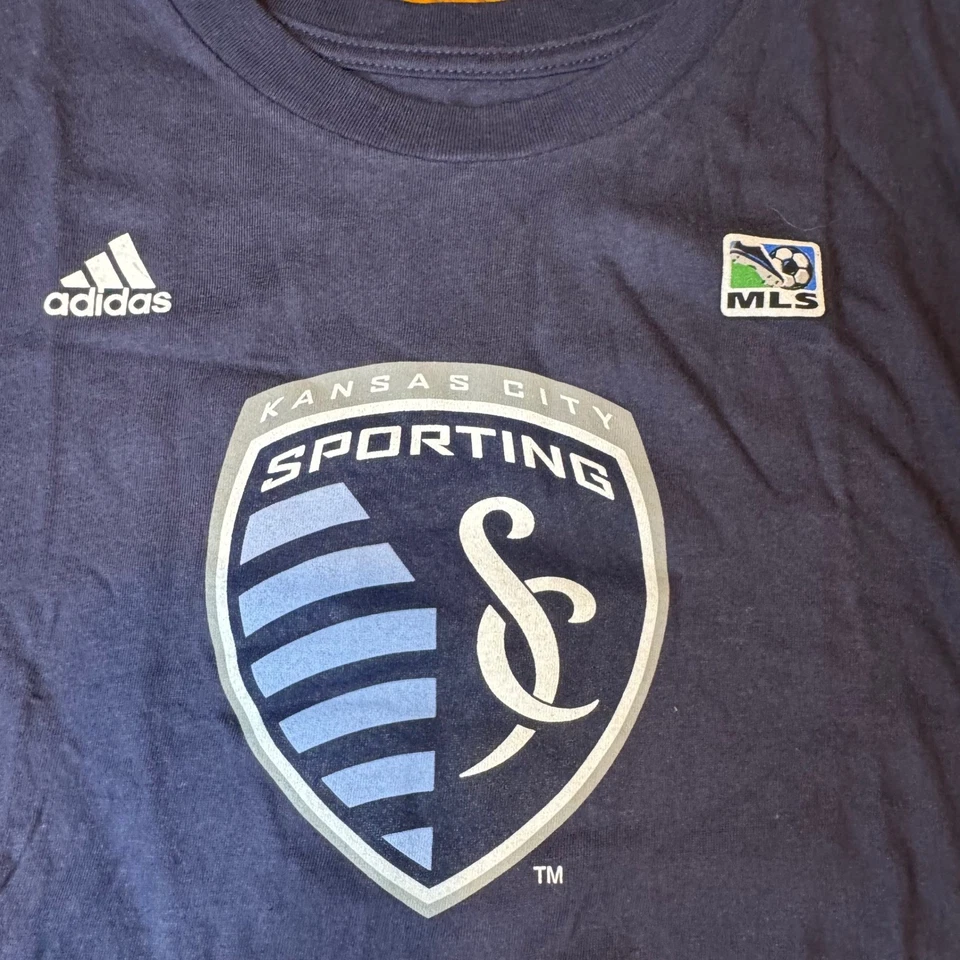 Adidas Sporting Kansas City Zusi #8 MLS Soccer T Shirt Youth Large Unisex - Image 3 of 4