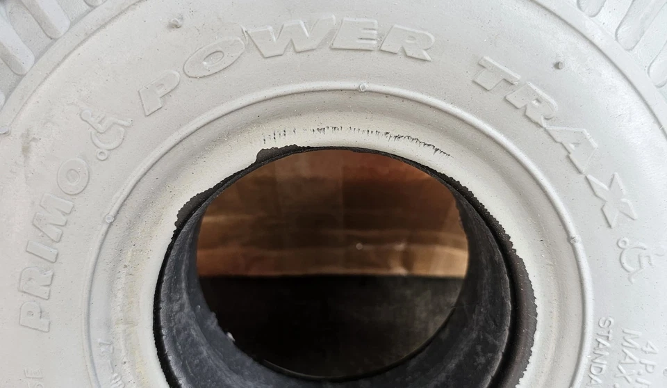 3.00-4 Primo Power Trax Foam-Filled Mobility Tire C248 Tread 2.75" Bead Width - Image 2 of 4