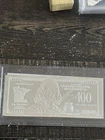 🔥2017 1 Oz. .999 Silver Bar 50 States $100 Bill Mint Sealed W/Cert-Minnesota🔥
