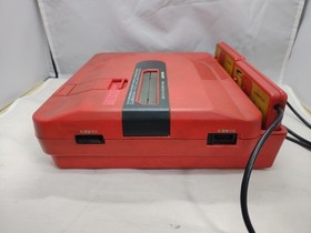Sharp Twin Famicom AN-500R  Disk System Console Red Working [Good]