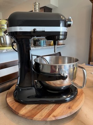 KitchenAid Professional 600 6 Qt Bowl Lift Stand Mixer Onyx Black Fully Serviced