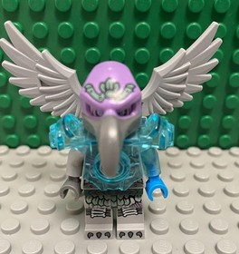 LEGO Chima Vardy Minifigure Vulture Tribe Wings Ice Armor Spear 70146