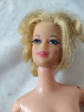 Vintage Dramatic Living Stacy Barbie Blonde Nude Short Flip Hair