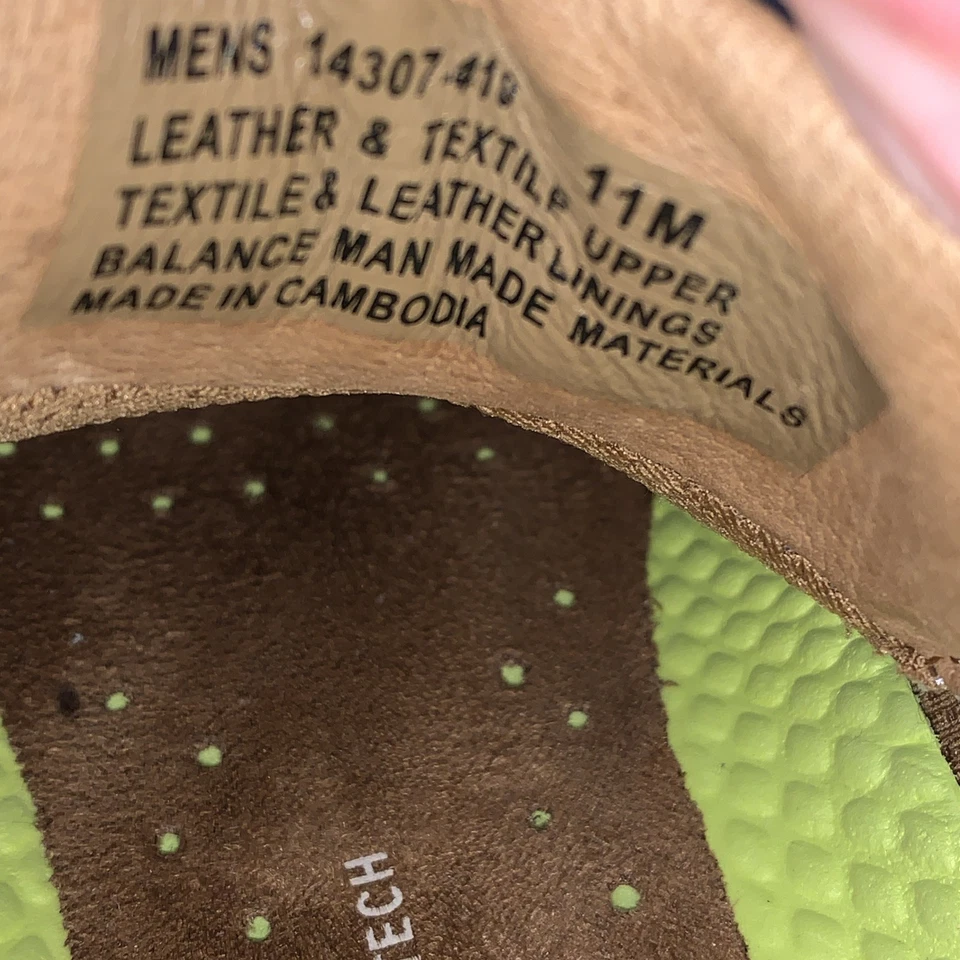 Florsheim Comfortech Hombre’s 11 Azul Marino Y Gris Oxford Libre de Humo Hom Foto 4 de 4