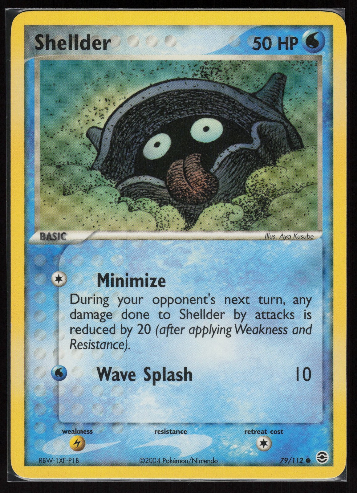 Shellder Common FireRed & LeafGreen 79/112 NM