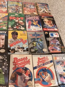 Lote de 61 juegos NES en caja (47 W manuales) Mario Wrestlemania OffRoad Tetris Yoshi