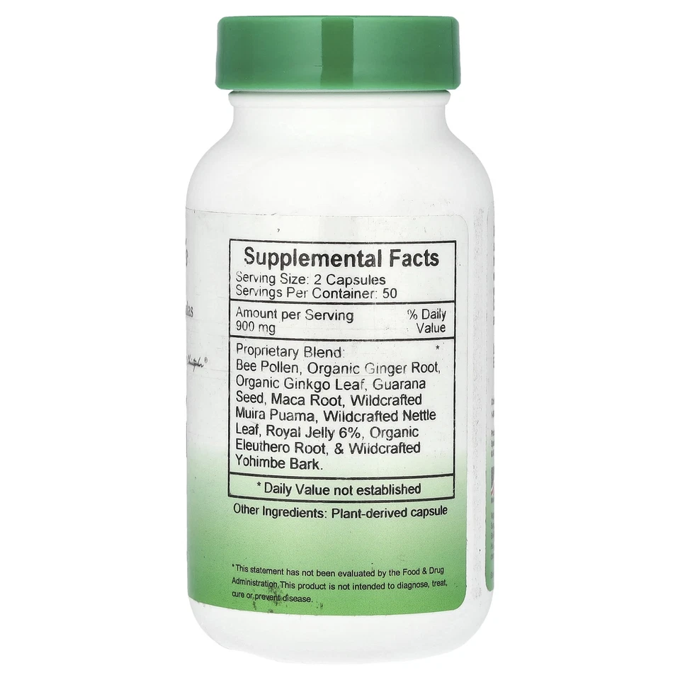 Fórmula herbal para la libido, 100 cápsulas vegetarianas Foto 2 de 2