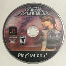 Lara Croft Tomb Raider Legend (Sony PlayStation 2, 2006) PS2 Black Label Tested