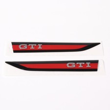 GTI scritta emblema logo set parafango VW Golf 8 originale Volkswagen
