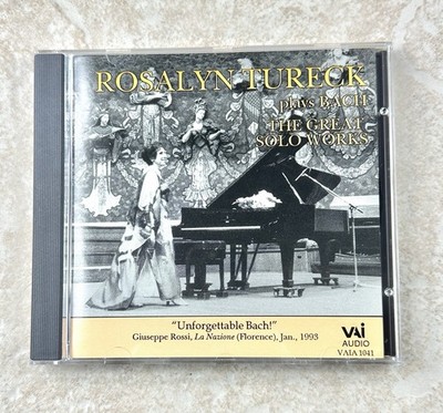 Rosalyn Tureck Plays Bach: The Great Solo Works, CD