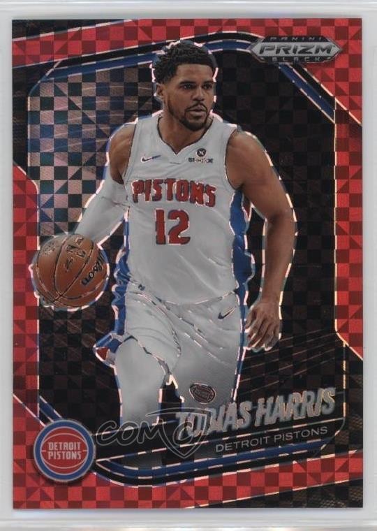 2024-25 Panini Prizm Black Red Power Prizm 28/75 Tobias Harris #95 s3g